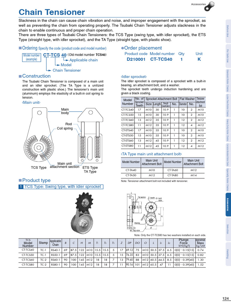 Chain Tension Er | PDF | Screw | Machines