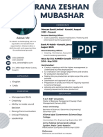 Blue Professional Modern CV Resume