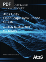 OpenScape Desk Phone CP110 HFA (OpenScape 4000) User Guide