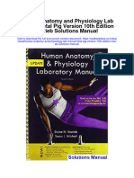 Human Anatomy and Physiology Lab Manual Fetal Pig Version 10th Edition Marieb Solutions Manual