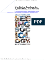 Full Download Test Bank For Seeing Sociology An Introduction 3rd Edition Joan Ferrante PDF Full Chapter
