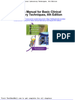 Full Download Solution Manual For Basic Clinical Laboratory Techniques 6th Edition PDF Full Chapter