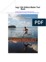 Instant Download Human Biology 12th Edition Mader Test Bank PDF Full Chapter