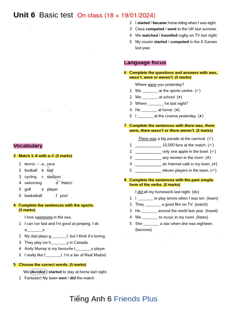 Unit 6 Progress Test Overview | PDF | Linguistics | Human Communication