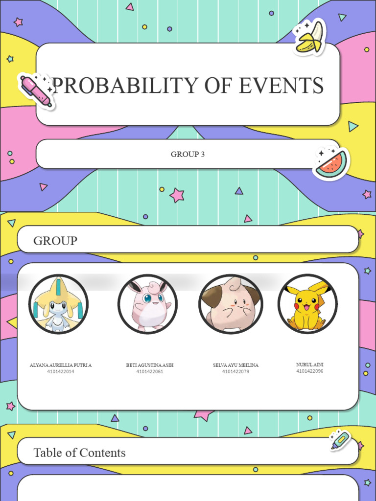 Group 3 Probability of Events | PDF