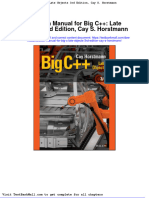 Full Download Solution Manual For Big C Late Objects 3rd Edition Cay S Horstmann PDF Full Chapter
