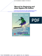Full Download Solution Manual For Beginning and Intermediate Algebra 5th Edition PDF Full Chapter