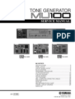 Yamaha MU100 Service Manual