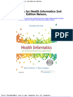 Full Download Test Bank For Health Informatics 2nd Edition Nelson PDF Full Chapter