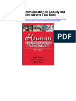 Instant Download Human Communication in Society 3rd Edition Alberts Test Bank PDF Full Chapter