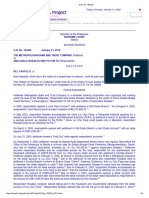 Metrobank v. Rosales and Yo Yuk To, G.R. No.183204, Jan. 13, 2014