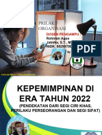 Kepemimpinan Pendekatan Dari Segi Ciri Khas, Prilaku Perseorangan Dan Segi Sifat