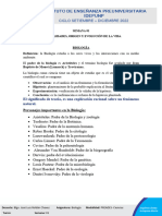 Tema - Generalidades, Origen y Evolución de La Vida