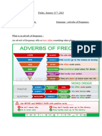 Grammar Adverbs of Frequency Online
