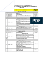 Jadwal Kegiatan Musyawarah Ambalan