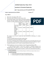 ASSIGNMENT 1 Operation Research (CO1) and LPP CO2) 1384