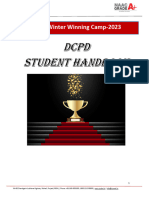 DCPD Student Handbook - WWC - BE - 2023-24
