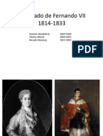 El Reinado de Fernando VII