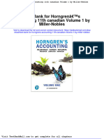Full Download Test Bank For Horngrens Accounting 11th Canadian Volume 1 by Miller Nobles PDF Full Chapter
