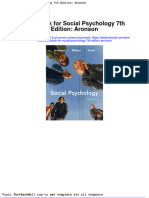 Full Download Test Bank For Social Psychology 7th Edition Aronson PDF Full Chapter
