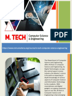 M.tech Computer Science & Engineering
