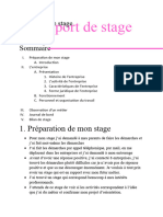 Rapport de Stage