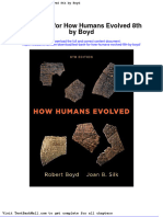 Full Download Test Bank For How Humans Evolved 8th by Boyd PDF Full Chapter
