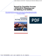 Full Download Solution Manual For Canadian Income Taxation 2018 2019 Planning and Decision Making 21st Edition PDF Full Chapter