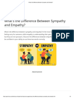 Etween Sympathy and Empathy