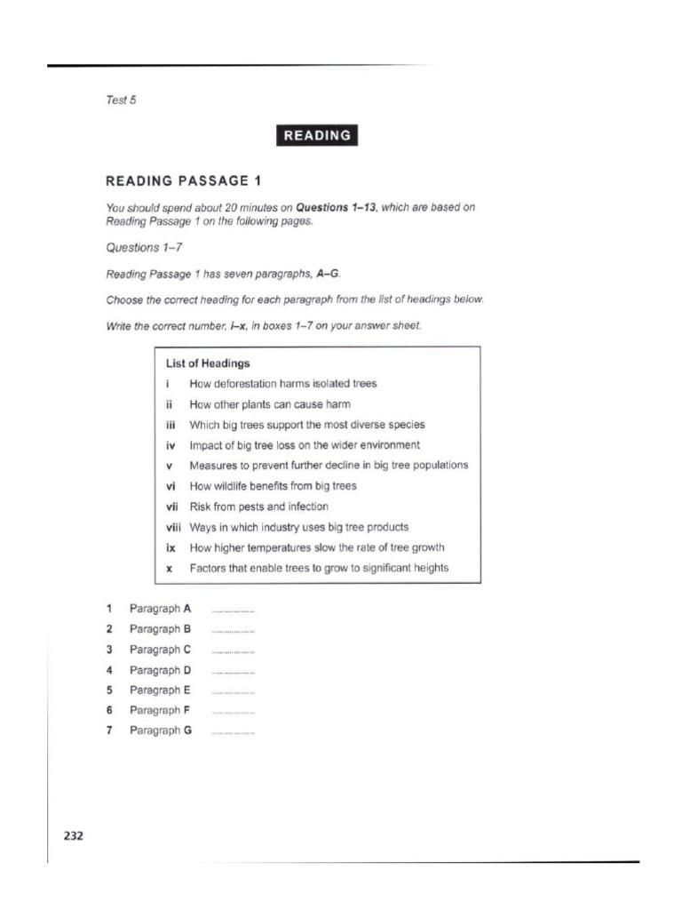 Reading Test | PDF