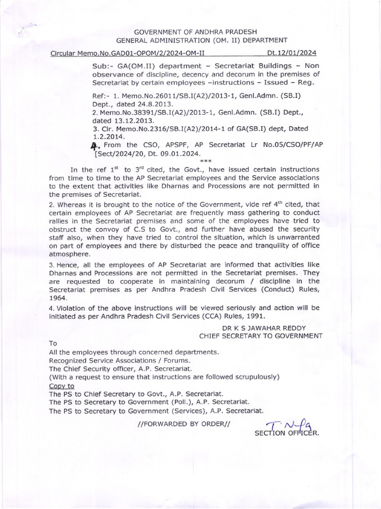 Circular memo no gad01 opom 2 2024 om ii pdf government