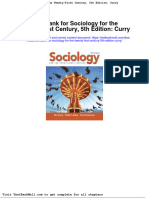 Full Download Test Bank For Sociology For The Twenty First Century 5th Edition Curry PDF Full Chapter