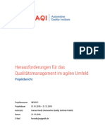 Herausforderungen Für Das Qualitätsmanagement Im Agilen Umfeld