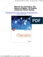 Full Download Solution Manual For Chemistry The Molecular Nature of Matter 7th Edition Neil D Jespersen Alison Hyslop PDF Full Chapter