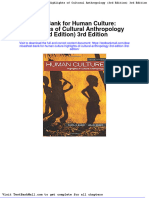 Full Download Test Bank For Human Culture Highlights of Cultural Anthropology 3rd Edition 3rd Edition PDF Full Chapter