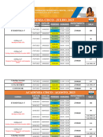 Programação Cfitel Julho-Agosto 2023