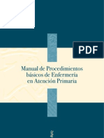 Manual de Procedimientos Básicos de Enfermería de Atención Primaria