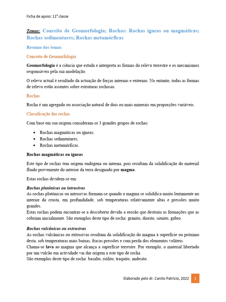ficha-de-apoio-11a-classe-pdf-magma-rochas-geologia
