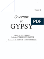 Styne - Gypsy Ouverture - Violin II