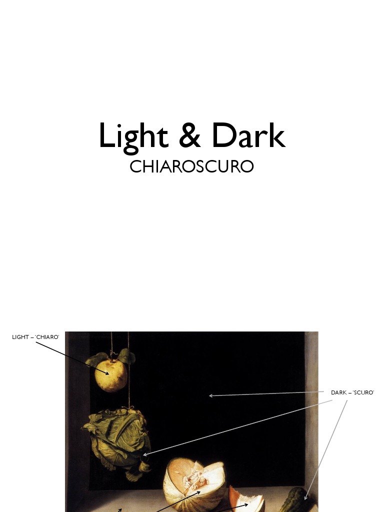 Lighting - Principles of Chiaroscuro | PDF | Shadow | Light