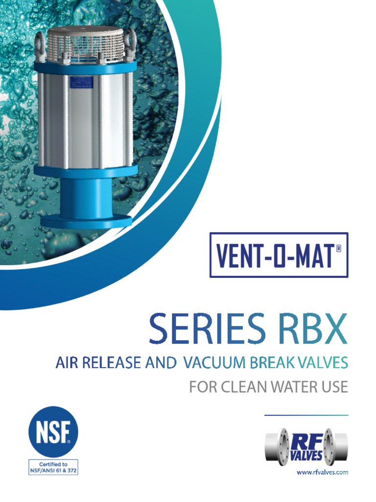 RBX Air Release & Vacuum Break Valves | PDF | Pump | Pipe (Fluid ...