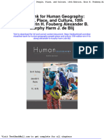 Full Download Test Bank For Human Geography People Place and Culture 10th Edition Erin H Fouberg Alexander B Murphy Harm J de Blij PDF Full Chapter