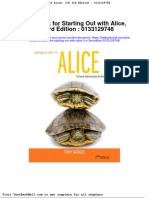 Full Download Test Bank For Starting Out With Alice 3 e 3rd Edition 0133129748 PDF Full Chapter