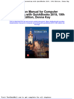 Full Download Solution Manual For Computer Accounting With Quickbooks 2019 19th Edition Donna Kay PDF Full Chapter