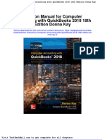 Full Download Solution Manual For Computer Accounting With Quickbooks 2018 18th Edition Donna Kay 2 PDF Full Chapter