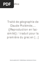 Géographie PtoléméeClaude | PDF | Claude Ptolémée