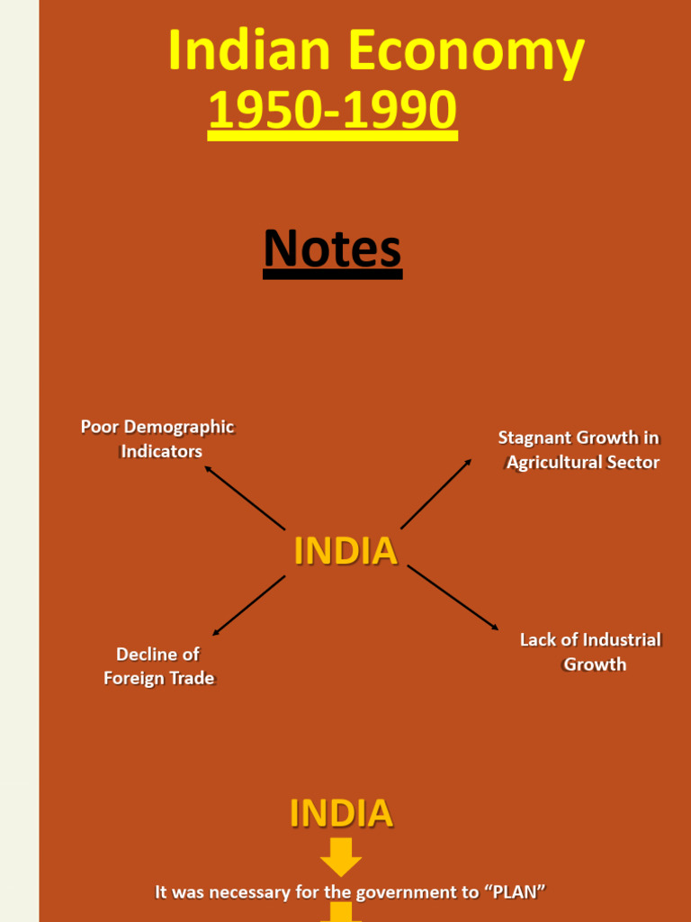 Indian Economy 1950 1990 Pdf Economic Growth Agriculture