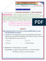 GATE Sunday Test-6, Real - Complex Analysis, K2R