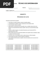 Simulado Técnico de Enfermagem Concurso | PDF | Enfermagem | Comunicação