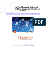 Instant Download Chemistry The Molecular Nature of Matter 7th Edition Jespersen Solutions Manual PDF Full Chapter